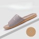 Linen Slippers Men's Indoor Home Silent Home Use Four Seasons Cotton Linen Slippers Ladies New Summer Linen Slippers Men's Indoor Home Silent Home Use Four Seasons Cotton Linen Slippers Ladies New Summer