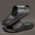 BASATU Fashion Men's Slippers PVC Soft Sole Non-slip Slides Casual Outdoor Beach Flip Flops Home Bathroom Sandal Couples Slipper