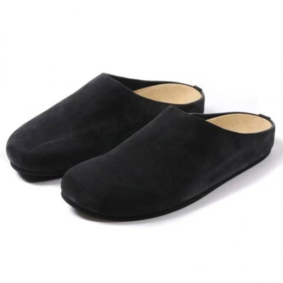 Gacimy Fashion Clogs Slippers For Women Outdoor Casual Flat Mules Comfort Thick Sole Suede Slippers Female Non-slip Beach Shoes Gacimy Fashion Clogs Slippers For Women Outdoor Casual Flat Mules Comfort Thick Sole Suede Slippers Female Non-slip Beach Shoes