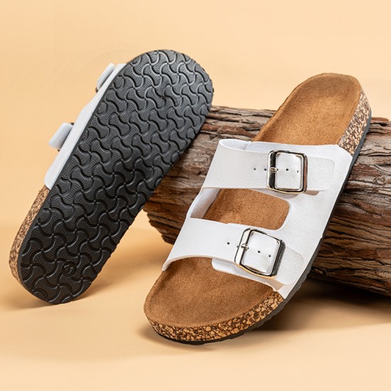 Fashion Classic Unisex Slippers For Men Comfortable Summer Cork Shoes For Men Outdoor Sandals Microfiber Plus Size 36-46 Fashion Classic Unisex Slippers For Men Comfortable Summer Cork Shoes For Men Outdoor Sandals Microfiber Plus Size 36-46