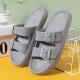 Soft Sole Home Slippers Men Summer Adjustable Buckle Non-Slip Beach Flip Flops Man Comfortable Thick Bottom Platform Sandals Soft Sole Home Slippers Men Summer Adjustable Buckle Non-Slip Beach Flip Flops Man Comfortable Thick Bottom Platform Sandals