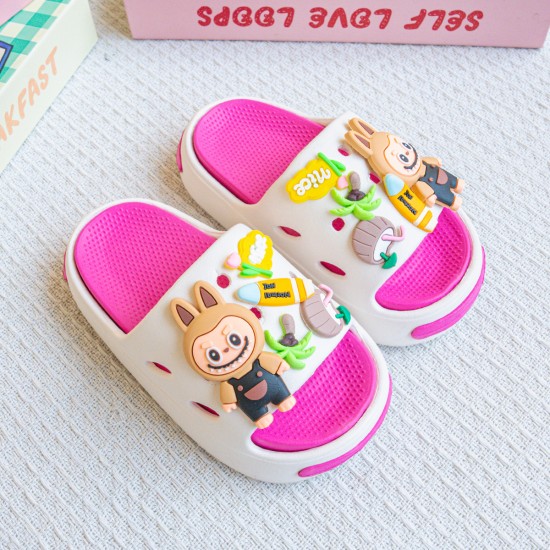 New Popular Cartoon Coconut Labubu Versatile Girls Eva Slippers Fashionable Double Soft-Soled Non-Slip Sandals 831 New Popular Cartoon Coconut Labubu Versatile Girls Eva Slippers Fashionable Double Soft-Soled Non-Slip Sandals 831