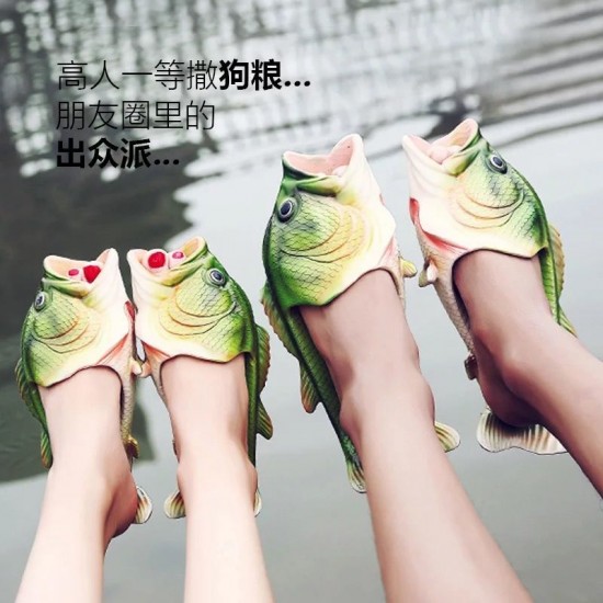Unisex girls summer beach fish sandals woman soft eva flipflops designer open toe animal fish slippers plus size couples clogs Unisex girls summer beach fish sandals woman soft eva flipflops designer open toe animal fish slippers plus size couples clogs