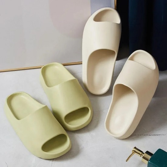 Big Size EVA Soft Thick Soled Slippers Women's Summer Fashion Wear Slippers Home Shower Sandals Men's Beach Shoes Flip flops Big Size EVA Soft Thick Soled Slippers Women's Summer Fashion Wear Slippers Home Shower Sandals Men's Beach Shoes Flip flops