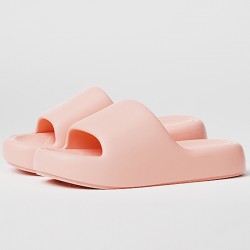 Fashion Solid Color Summer Unisex Home Shoes Soft Sandals For Men And Women Slippers Indoor Flip Flops