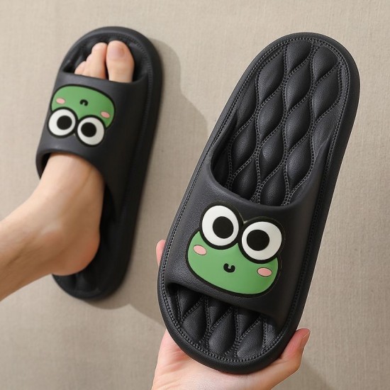 Summer Beach Slides Bathroom Anti Slip Slipper Non-Slip Home Flip Flops Cartoon Frog Soft Sandals Summer Beach Slides Bathroom Anti Slip Slipper Non-Slip Home Flip Flops Cartoon Frog Soft Sandals