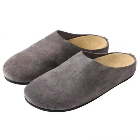 Gacimy Fashion Clogs Slippers For Women Outdoor Casual Flat Mules Comfort Thick Sole Suede Slippers Female Non-slip Beach Shoes Gacimy Fashion Clogs Slippers For Women Outdoor Casual Flat Mules Comfort Thick Sole Suede Slippers Female Non-slip Beach Shoes