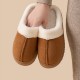 Winter Warm Flat Fur Slippers Women Faux Suede Fluffy Furry Home Slides Couples Comfort Non Slip Indoor Floor Cotton Shoes Winter Warm Flat Fur Slippers Women Faux Suede Fluffy Furry Home Slides Couples Comfort Non Slip Indoor Floor Cotton Shoes