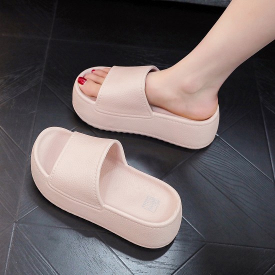 6cm New Thick Sole EVA Slippers for Women Fashion Home Platform Slippers for Summer Outwear Non Slip Elevated Slippers for Women 6cm New Thick Sole EVA Slippers for Women Fashion Home Platform Slippers for Summer Outwear Non Slip Elevated Slippers for Women