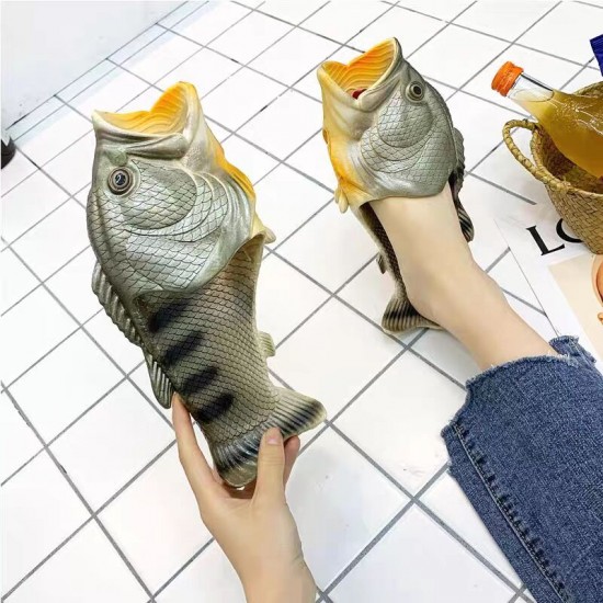 Unisex girls summer beach fish sandals woman soft eva flipflops designer open toe animal fish slippers plus size couples clogs Unisex girls summer beach fish sandals woman soft eva flipflops designer open toe animal fish slippers plus size couples clogs