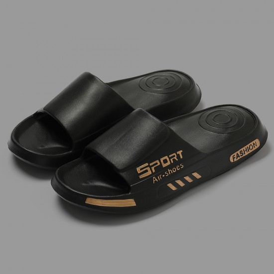 BASATU Fashion Men's Slippers PVC Soft Sole Non-slip Slides Casual Outdoor Beach Flip Flops Home Bathroom Sandal Couples Slipper BASATU Fashion Men's Slippers PVC Soft Sole Non-slip Slides Casual Outdoor Beach Flip Flops Home Bathroom Sandal Couples Slipper