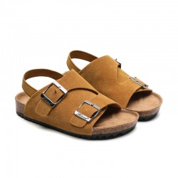Gacimy New Kids Cork Sandals With Arch Support Fashion Adjustable Buckle Children Clogs Slippers Cute Boys Girls Cork Slippers
