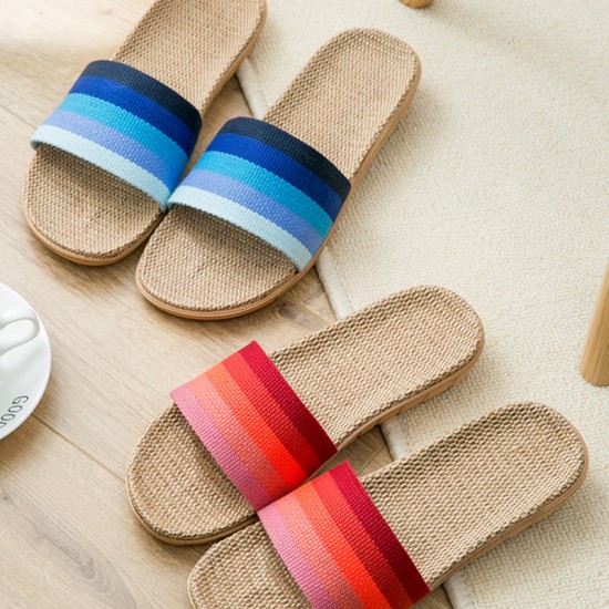 Home slippers for women anti slip flooring for summer indoor linen slippers for men home linen slippers cool slippers Home slippers for women anti slip flooring for summer indoor linen slippers for men home linen slippers cool slippers