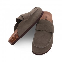 Crestar Women Clogs Slippers Classic Fashion Cork Suede Mules Antislip Slippers Fashion Outside Shoes With Arch Support