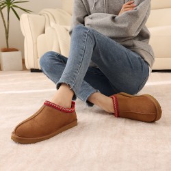 Kidmi Winter Women Fur Slippers Classic Brand Fuzzy Slippers Outdoor Waterproof Antiskid Slippers Indoor Warm House Slippers