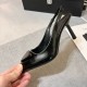 Women Sandals 2025 Spring New Brand Woman Slingback Shoes Fashion Ladies High Heels Elegant Med Heel Pointed Toe Slip on Sandal Women Sandals 2025 Spring New Brand Woman Slingback Shoes Fashion Ladies High Heels Elegant Med Heel Pointed Toe Slip on Sandal